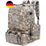 Aigear 55L Taktischer Rucksack/Militär Rucksack | Wasserdichter Große Kapazität
