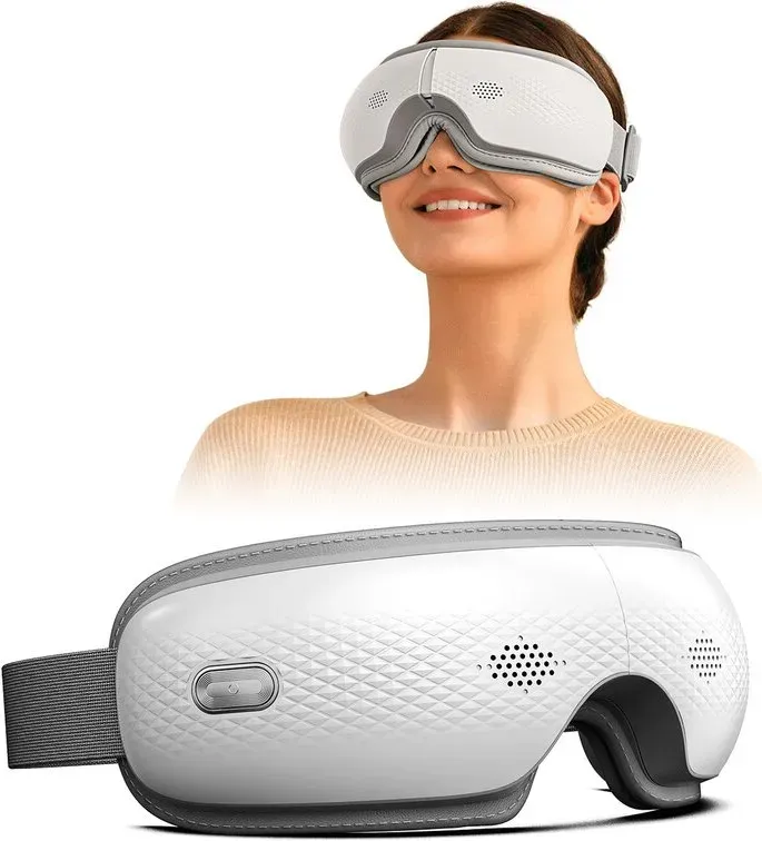 SKG ES300 Augenmassagegerät Airbag-beheizte Massage – leicht, gemütlich und wunderbar bequem Entlastet die Augen Geschenk für den Liebhaber