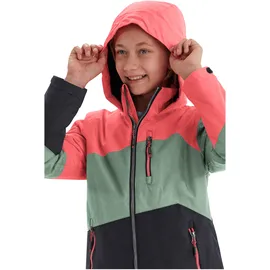 KILLTEC Lynge GRLS JCKT B Funktionsjacke mit Kapuze, coral pink, 176