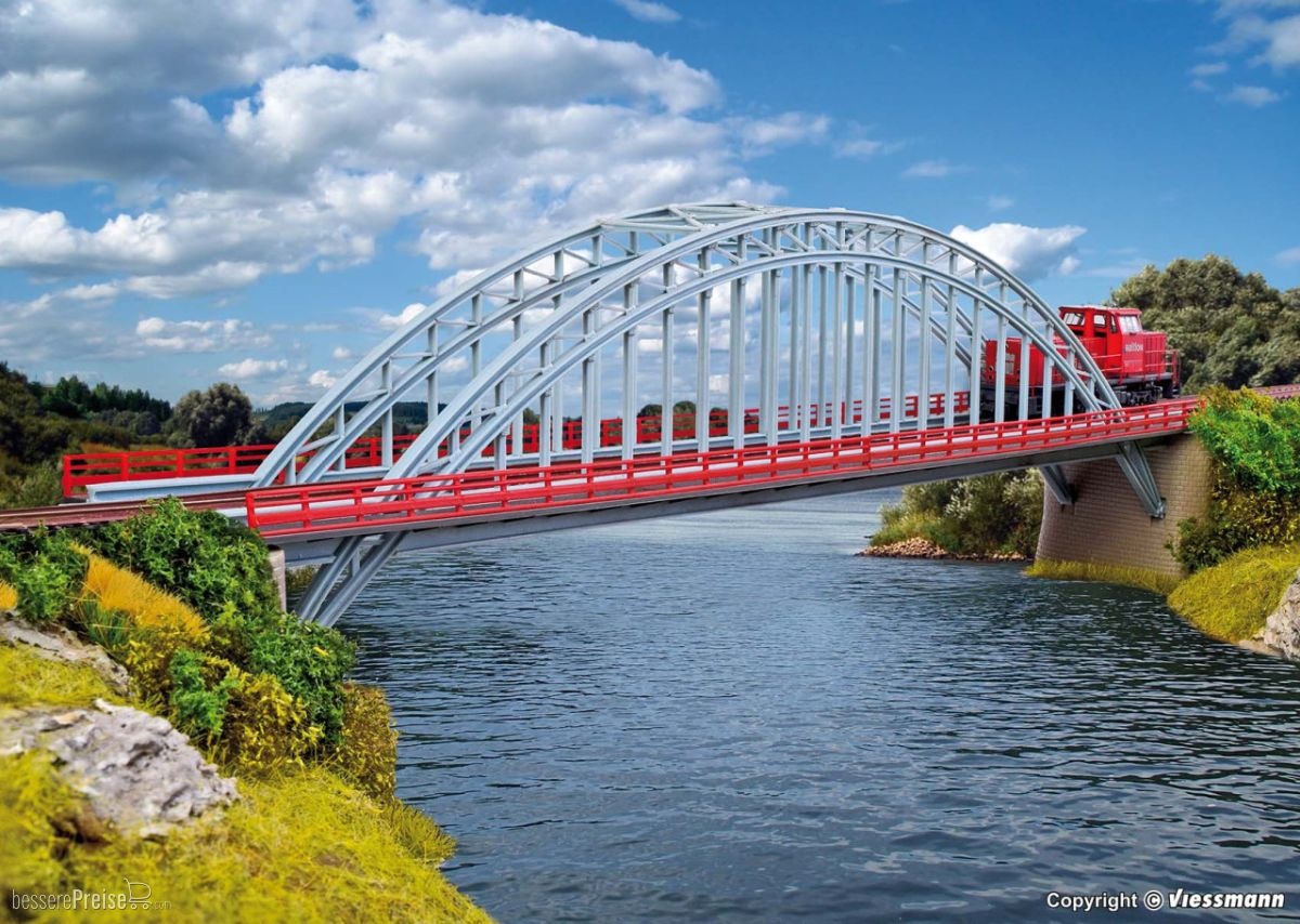 Kibri N 37669 - Spur N/Z Weser-Brücke, ein- oder zweigleisiger Aufbau möglich