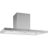 Klarstein Limelight Dunstabzugshaube 90cm Wandhaube 600m3/h Edelstahl - Silber