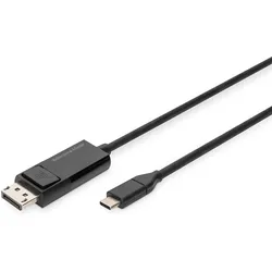 DIGITUS USB Typ C   DisplayPort Bidirektional Adapterkabel