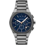 Giorgio Armani Armani Exchange Herrenuhr Armani Exchange Rafael Chronograph Herrenuhr ArmaniExchange-AX4182 - Blau/Blau