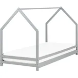 Beliani Kinderbett Appy 90 x 200 cm Kiefer grau