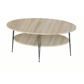 JV Möbel Eleganter Braun Holz 59 x 47 cm