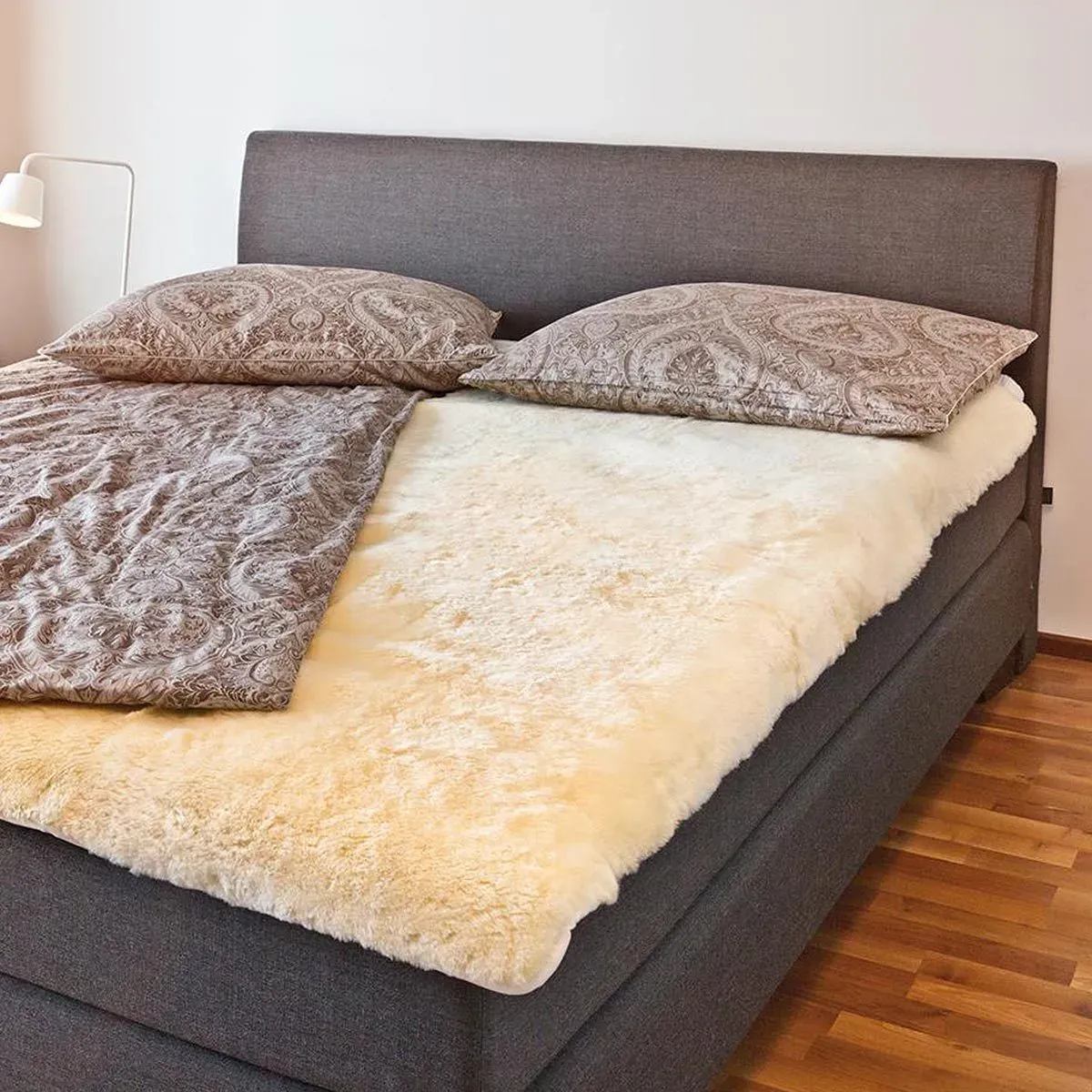 Fellhof Lammfell Betteinlage Komfort 100x200 cm