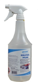 Ofixol Edelstahlpflege, pflegt alle Edelstahl- und Aluminium-Oberflächen, 1000 ml - Flasche