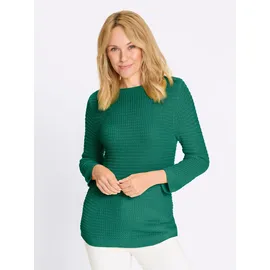 Classic Basics U-Boot-Pullover grün 44