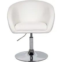 MCW Esszimmerstuhl F19 Kunstleder weiß