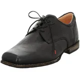THINK! Herren Guru Chromfrei Gegerbte Nachhaltige Schnürhalbschuhe, 0010 Schwarz, 43.5 EU