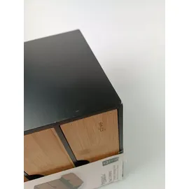 5five simply smart Nachtschrank BAVA 31 x 25 x 31 cm Schwarz
