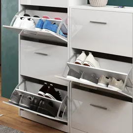 Vicco Schuhkipper Weiß Hochglanz
