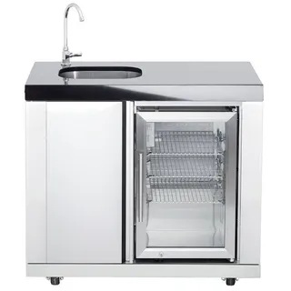 All'Grill Modul 1 - Waschbecken-/Kühlschrankkombi (Becken links)