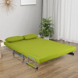 VCM Schlafsofa Polyester 2-Sitzer Grün