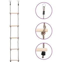 5-Stufen-Leiter 210 cm Kiefer Massivholz
