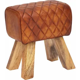 Wohnling Hocker Echtleder