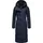 Ragwear Damen atmungsaktiver Wintermantel warmer wasserdichter Steppmantel lang mit Kapuze Pavla Long Intl Navy Gr. S - S