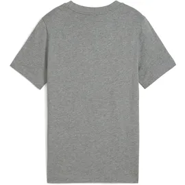 Puma ESS 2 Color No.1 Logo TEE B T-Shirts, Medium gray heather), 164