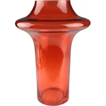 AM Design Dekovase Lebendige, orangefarbene Glasvase, bringt Farbe und Leben in Ihren Raum orange