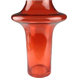AM Design Dekovase Lebendige, orangefarbene Glasvase, bringt Farbe und Leben in Ihren Raum orange
