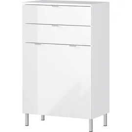 Germania Highboard 60 x 97 x 34 cm Weiß