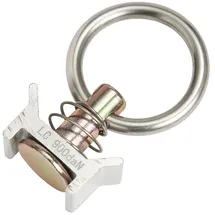 CONACORD Zurrösen aus Stahl für Zurrschiene 2 Stück 6,1 cm x 3,4 cm