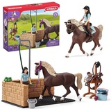 Sarcia.eu Spielfigur Schleich Horse Club - Pferdewaschstation Emily, Luna, Figuren, ab 5+