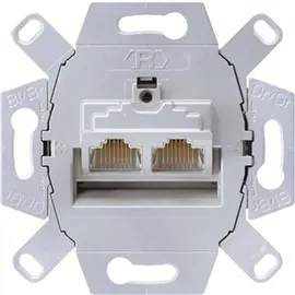 Jung UAE8-8UPOK6 Datendose Cat. 6 / Cat. 6A iso 2 x 8-pol. für 2 Terminals