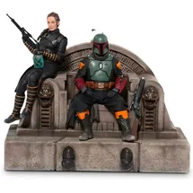 Iron Studios Star Wars Boba Fett & Fennec Shand auf Thron Statue 23 cm