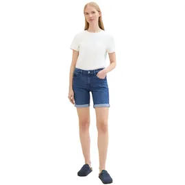 Tom Tailor Damen Bermuda Jeans Shorts , mid stone wash denim, 29