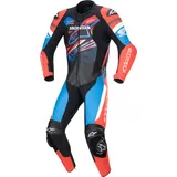 Alpinestars Honda GP Force 1-Teiler Motorrad Lederkombi, schwarz-rot-blau, Größe 58 für Männer