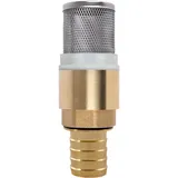 Fussventiel mit Filter u. Rückschlagventil f. Hauswasserwerk Jetpumpe Gartenpumpe Dieselpumpe Heizölpumpe für Pumpen 1" Dieselpumpe Heizölpumpe Ölpumpe Regenwasserpumpe, Anschluß für 20mm Schlauch
