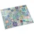 Tulup Glasplatte Rechteck 80 x 60 x 0,4 cm Funkenschutzplatte Blau