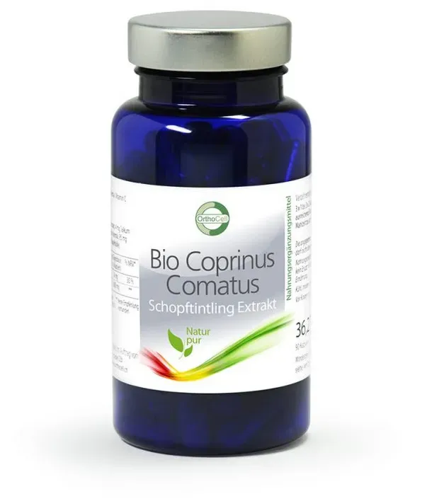 Bio Coprinus comatus - Schopftintling Pilz-Extrakt- 90 Kapseln / Dose á 300 mg Extrakt
