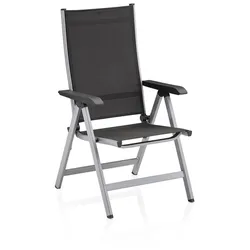 Kettler Basic Plus Multipositionssessel Aluminium/Outdoorgewebe - Silber
