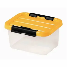 Codico Heidrun Aufbewahrungsbox 23 x 19 x 12 cm 12-tlg. transparent/blau