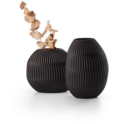 NOIR Vase hoch