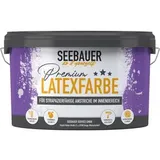 Seebauer-DIY Wandfarbe Premium-Latexfarbe, weiß, Latexfarbe, seidenmatt, 10 Liter