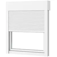 Solid Elements Kunststofffenster  (120 x 137 cm, DIN Anschlag: Rechts, Weiß, Integrierter Aufsatzrollladen)