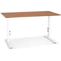 KADIMA DESIGN Schreibtisch höhenverstellbar | 140x70 cm | Holz