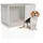hjh living PAWHOME XL 102 x 60 x 65,5 cm Weiß/Eiche