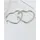 FIRETTI Creolen Schmuck Geschenk Herz silberfarben 32mm
