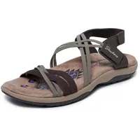 Skechers Damen Sandals, Brown, 41 EU - 41 EU