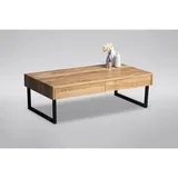 M2 Kollektion Couchtisch Linz Holz Braun Wildeiche