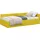 vidaXL Eckbettgestell 100 x 200 cm Gelb