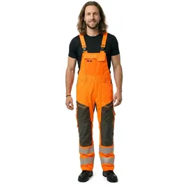 Mascot Latzhose Knietaschen, Stretch-Einsätze Latzhose 82C48 hi-vis orange/dunkelanthrazit