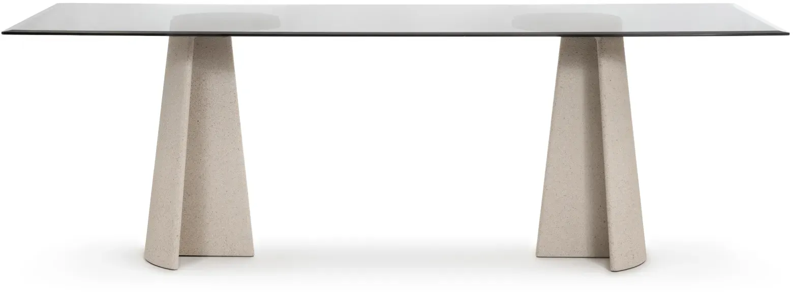 Magis Ancora Tisch, 220 cm, rauchglas