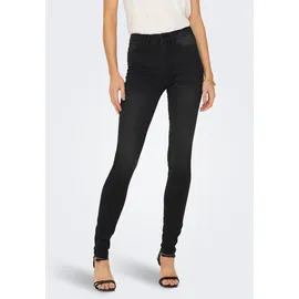 Only Onlroyal Life Hw Sk Dnm Bj13963 Noos Jeans, Black denim), XS 32L EU