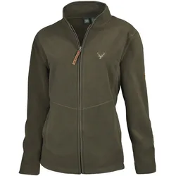 OS-Trachten Damen-Fleecejacke, dunkelgrün, 44