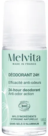 Melvita Deodorant Roll-On Wirksamkeit 24h 50ml